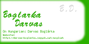 boglarka darvas business card